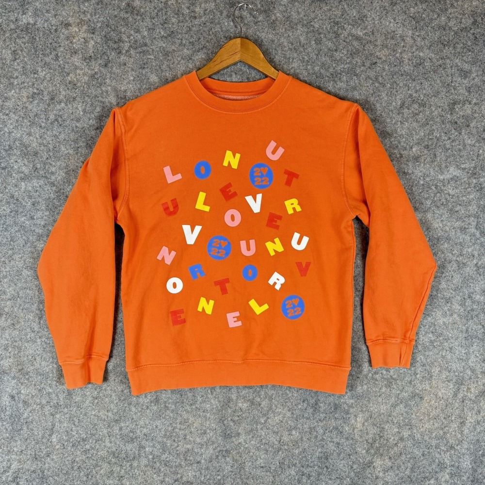 Harry Styles Sweatshirt Medium 2022 Love On Tour Alphabet Soup Pullover Crewneck